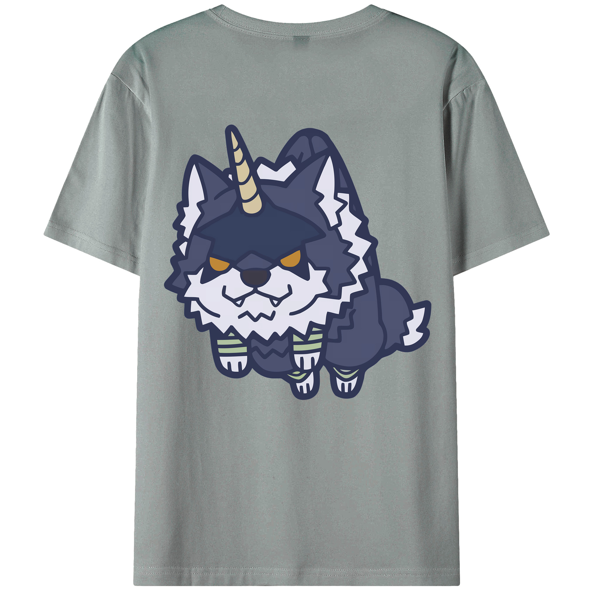 （画像用） 転スラ Regarding Reincarnated to Slime 綿100％ メンズ半袖Tシャツ（バックプリント） 通気性